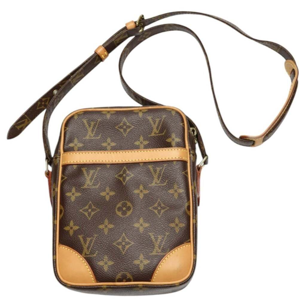 LOUIS VUITTON Authentic Brown Monogram Canvas Shoulder Bag
